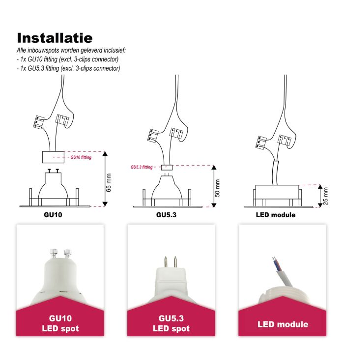 Aluminium recessed light nickel, Ravi