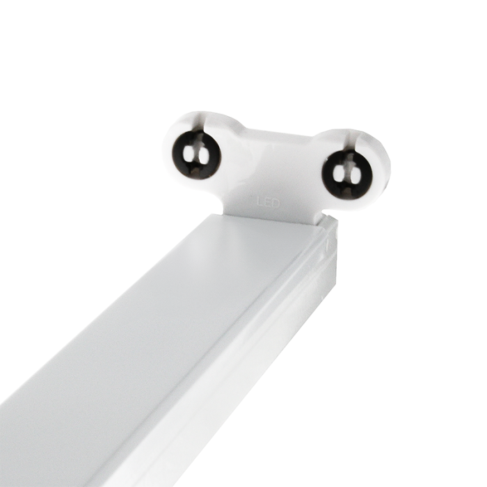 4ft LED Tube Light Fitting - Robo - For 2 Tube Lights - IP22
