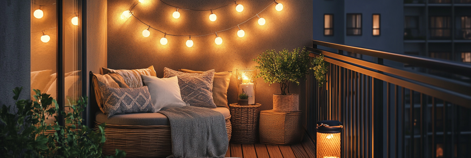 Enhance your balcony with outdoor lighting solutions