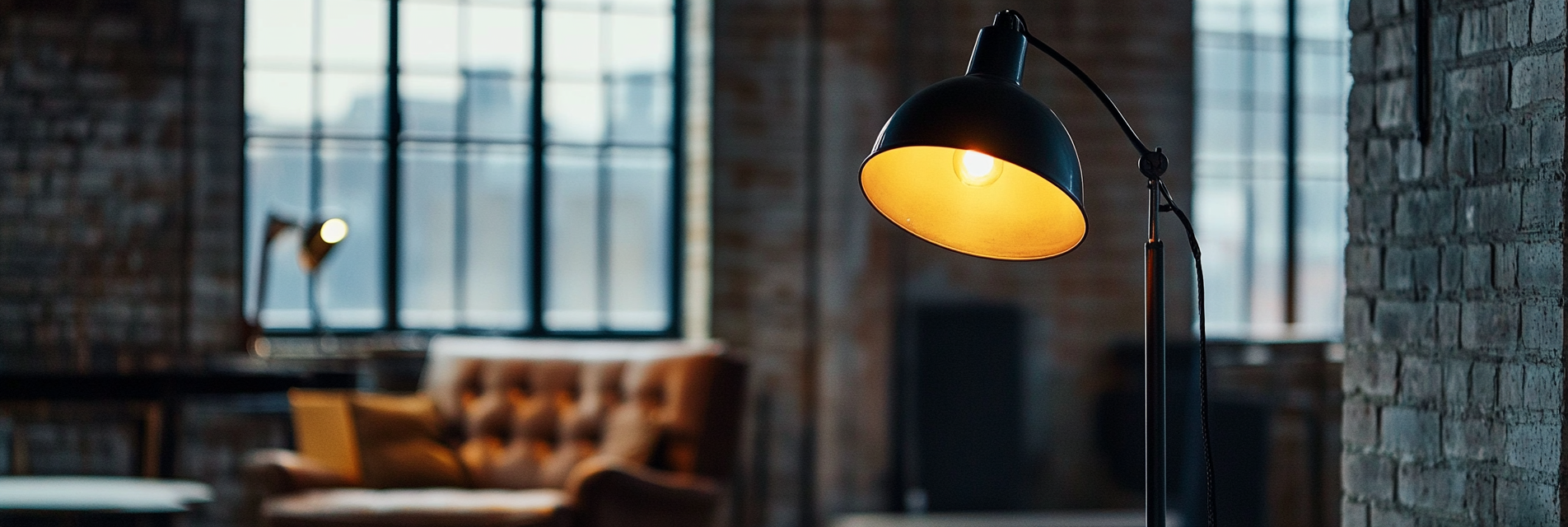 Industrial floor lamps for style and function