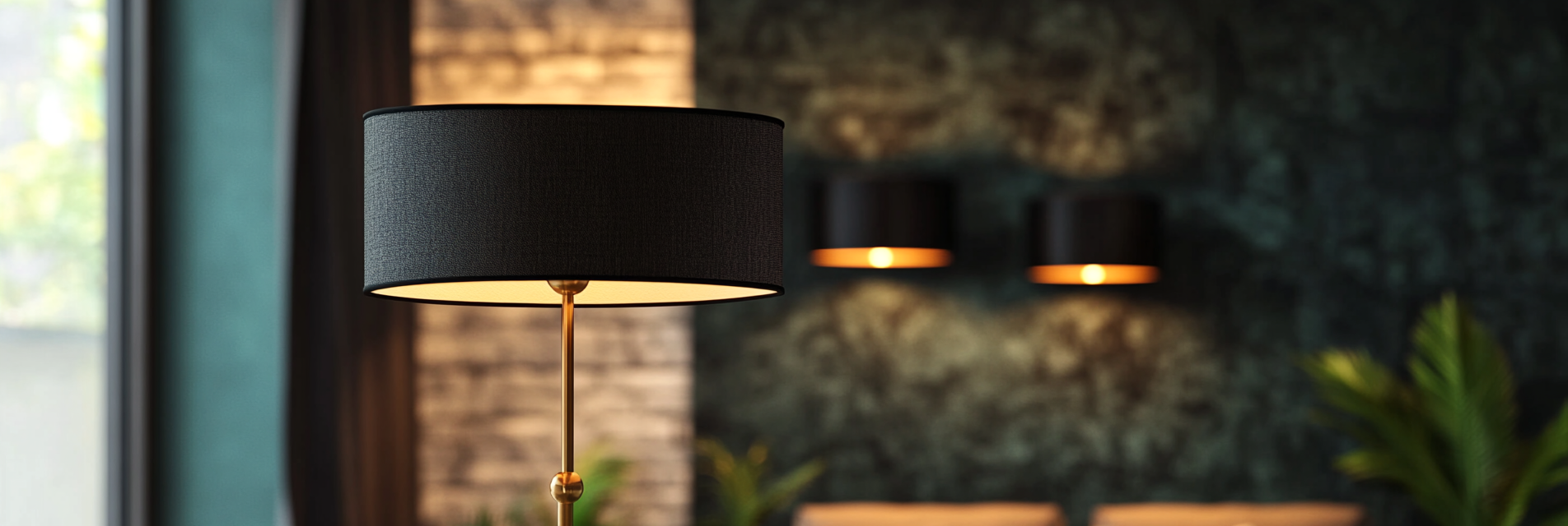 the allure of black lamp shades in decor