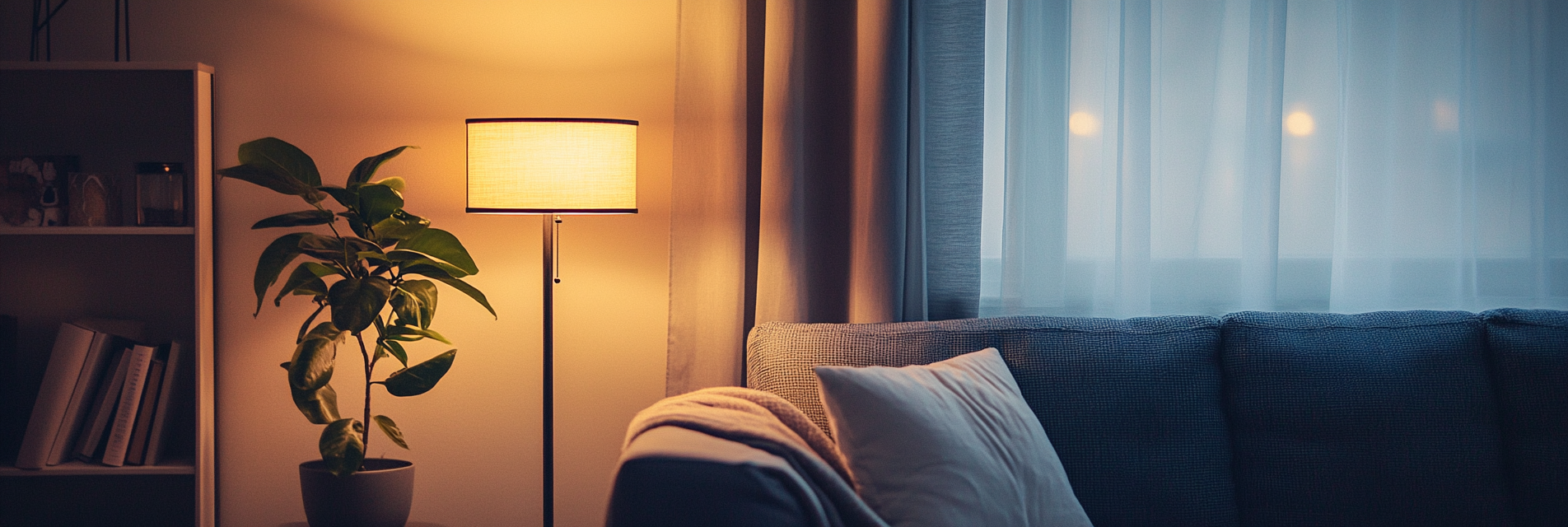 Transform your space with a black floor lamp